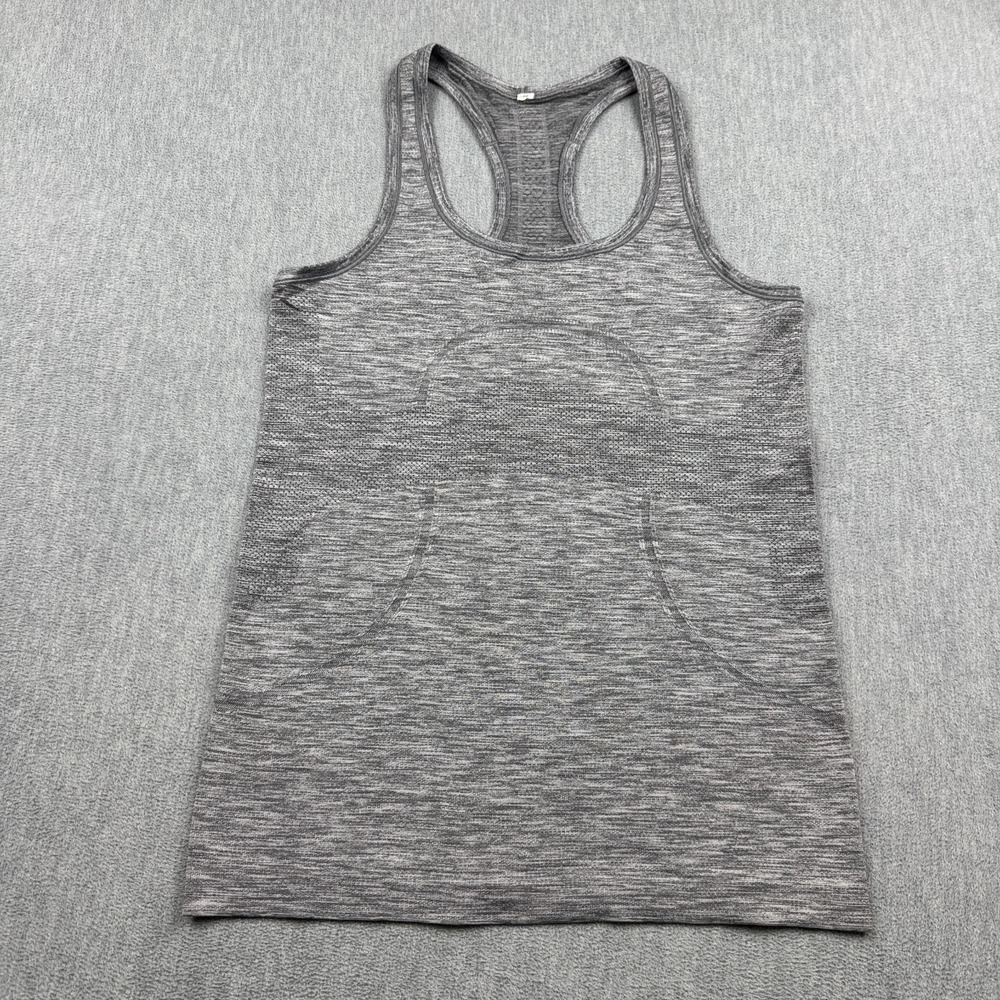 Lululemon Tank Top Womens 8 Gray Swiftly Tech Racerback Yoga Gym Workout Jogging